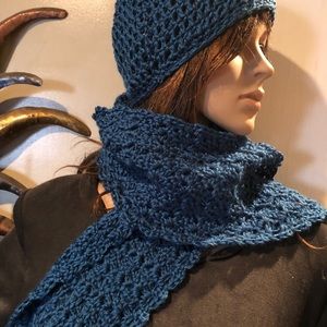 Hat and Scarf Set Hand Crochet